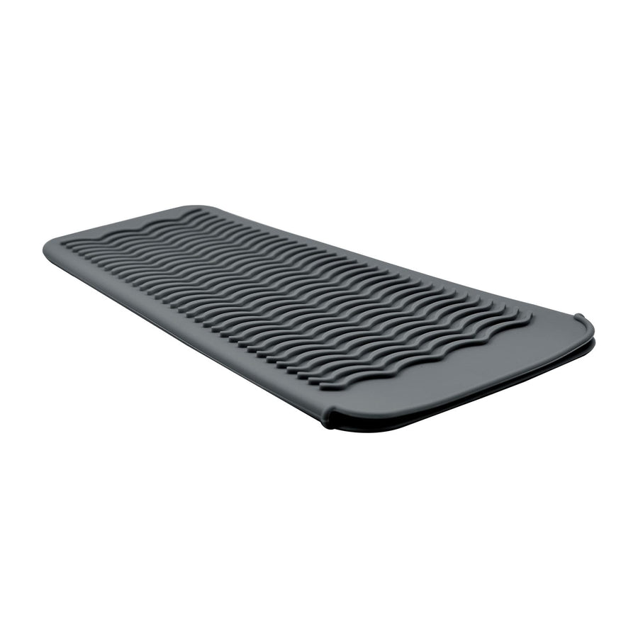 Silicone Heat Resistant Mat for Hair Iron, 11 x 5 inch, Grey, 1 Pack