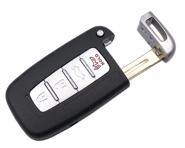 4 Buttons Smart Key Fob Case for Hyundai Sonata Elantra Genesis Veloster Key Fob Cover No Chip