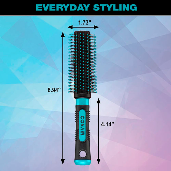 Salon Results Round Brush - Nylon Bristle Hairbrush for Blowout Styling