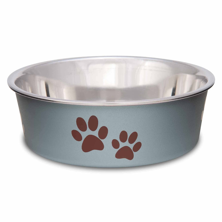 Bella Dog Bowls- Stainless Steel Dog & Cat Bowls - Spill Proof Dog Food Bowl, Puppy Essentials & Pet Supplies (Small 10-20 lbs, Blueberry)