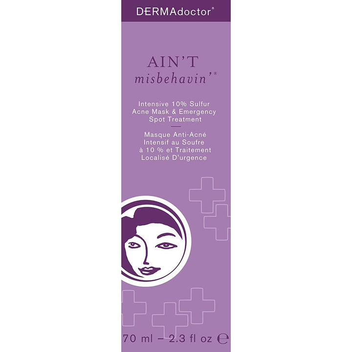 Aint Misbehavin Intensive Skin Clarifying Sulfur Acne Mask 70ml/2. 3oz