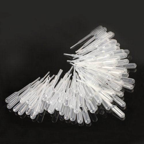 100PCS 0.2ml Graduated Pipettes Dropper Polyethylene