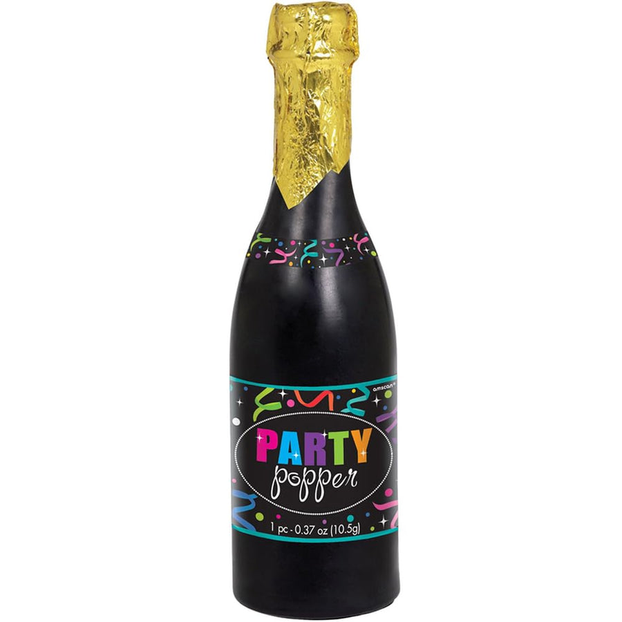 Champagne Bottle Party Plastic Confetti Popper - 12.75, 1 Piece | Perfect for Surprise Celebrations