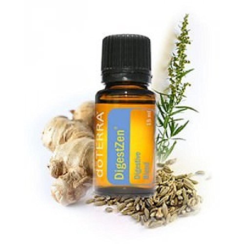DigestZen (15ml) - Essential Oil Digestive Blend with Peppermint, Ginger and Other Pure and Natural Oils - 2 Pack