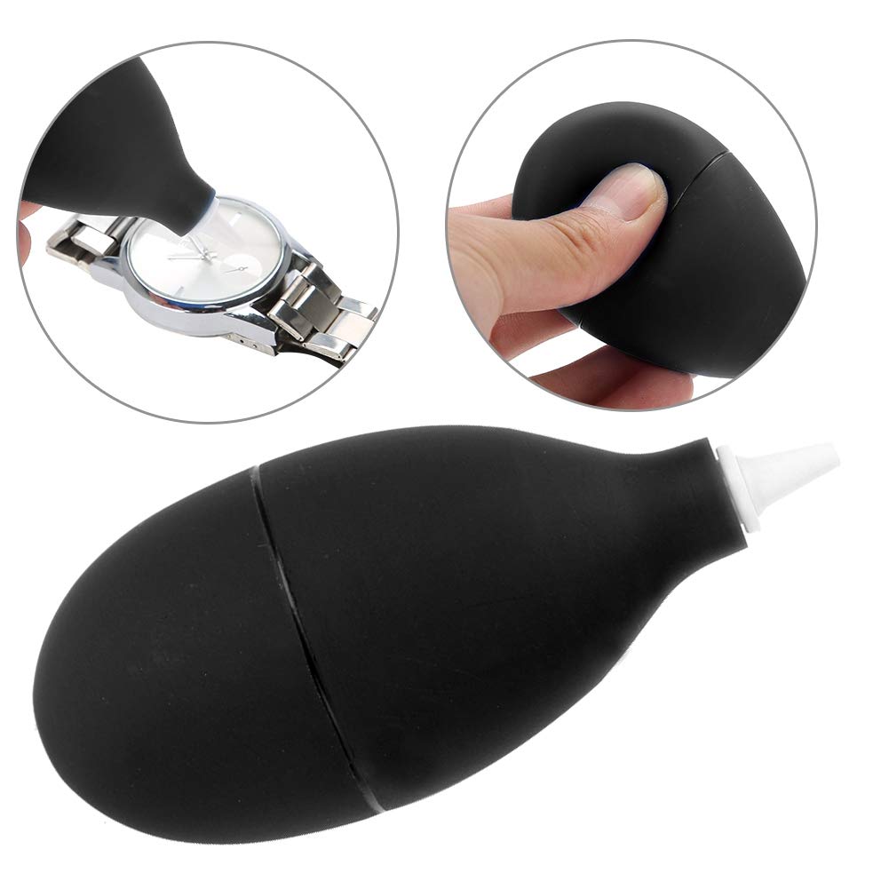 Can, Rubber Powerful Air Dust Blower Pump, Cleaner Tool for Camera Watch Phone Keyboard Lens Filter Cleaning(Black)