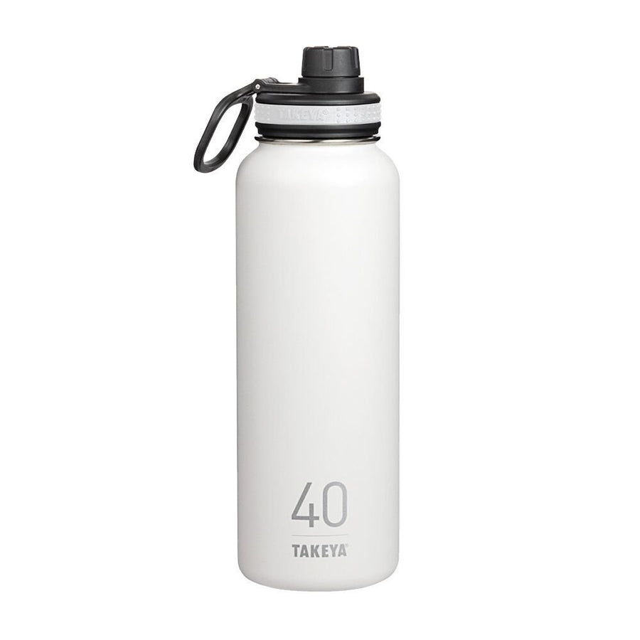 Originals 40 Oz Vacuum Insulated Stainless Steel Water Bottle With Straw Lid, White