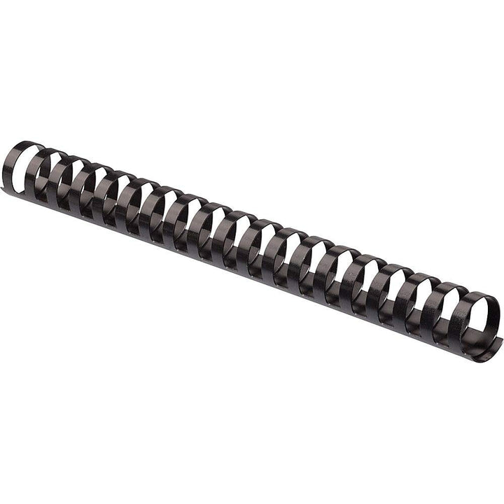 Plastic Comb Bindings, 1 Inch, 200-Sheet Capacity, Black, 10 per Pack (52383)