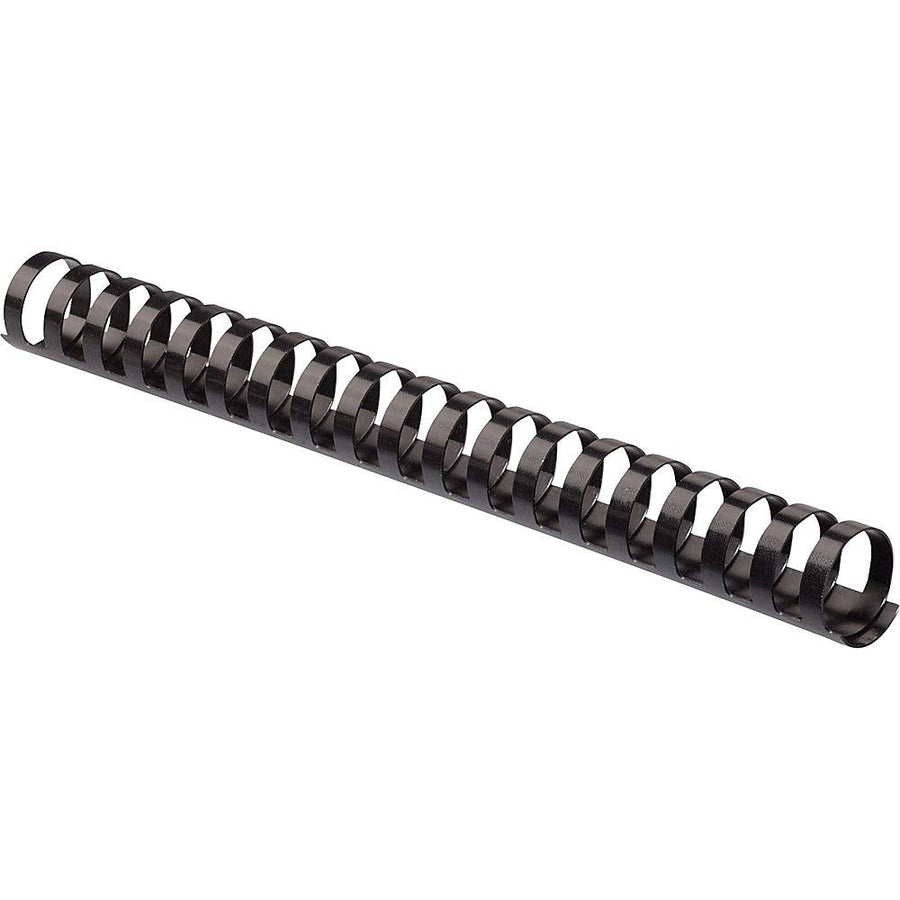 Plastic Comb Bindings, 1 Inch, 200-Sheet Capacity, Black, 10 per Pack (52383)