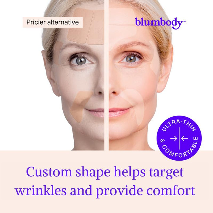 Face & Forehead Wrinkle Patches - Anti Wrinkle Facial Patches to Smooth Eye, Mouth, Forehead Wrinkles - Non-Silicone Face Tape for Fine Wrinkles between Eyes & Face - Patches (30 day supply)