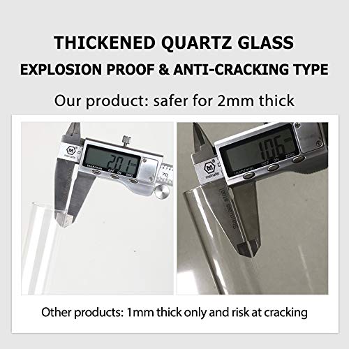 Submersible Aquarium Heater,100W Adjustable Fish Tahk Heater with 2 Suction Cups Free Thermometer Suitable for Marine Saltwater and Freshwater