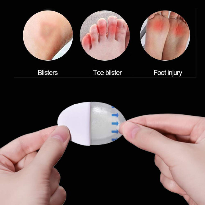 Blister Prevention, Blister Pads (18PCS),New Material,Blister Gel Guard, Blister Treatment Patch, Blister Cushions for Fingers, Toes, Forefoot, Heel. Protect Skin from Rubbing Shoes, Waterproof