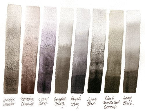 Daniel Smith Extra Fine Watercolor Paint, 15ml Tube, Lunar Black, 284600049, 0.5 Fl Oz (Pack of 1)