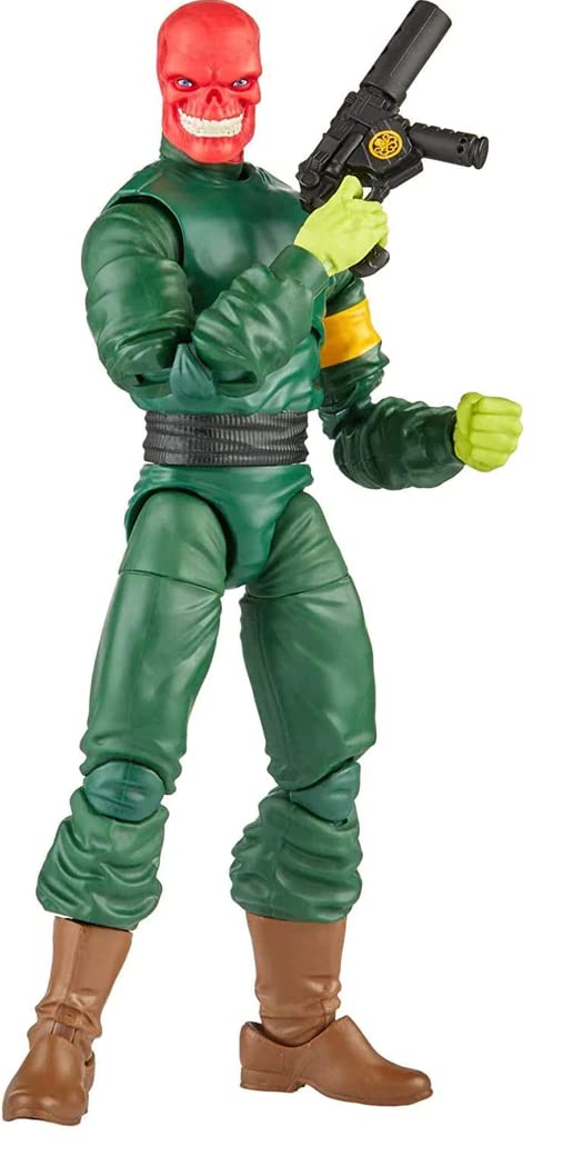 Hasbro Hasbro Legends Series 6-inch Collectible Action Red Skull Figure and 7 Accessories and 1 Build-a-Figure Part, Premium Design