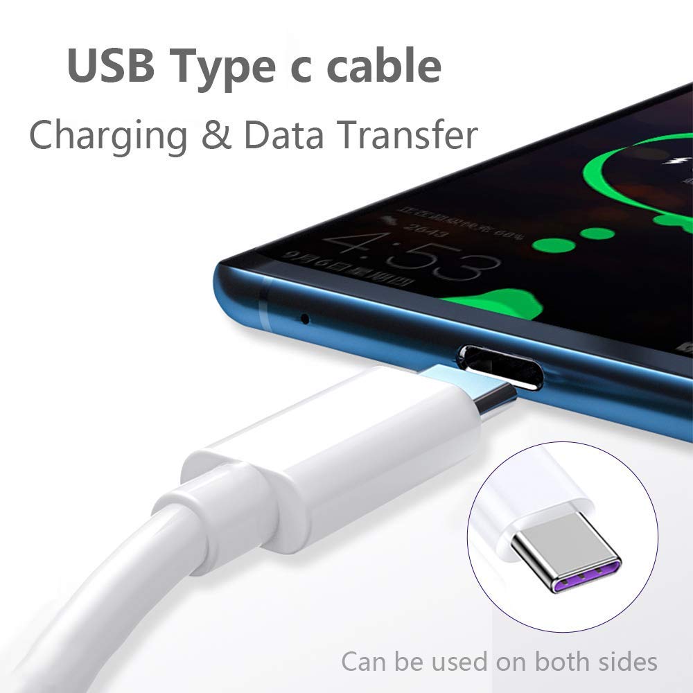 Android USB c Cable for car Compatible with Samsung Galaxy S22 S21 S20 Ultra S20+ Note 20 10 S10 S9 Plus A12 A11 A52 OnePlus 8T 9 Pro Google Pixel 6 5 4 4a 3a XL