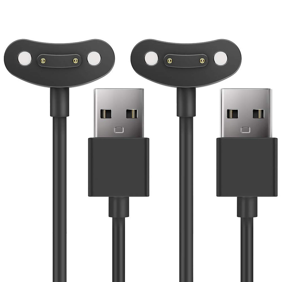 Charger Compatible with TicWatch Pro 5, Pro 3, Pro 3 LTE, Pro X, E3 Smartwatch - 2 Pack, 1M