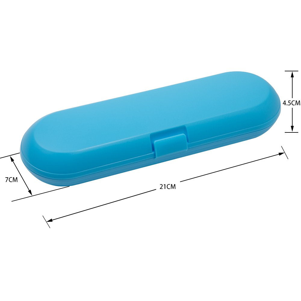 Plastic Electric Toothbrush Travel Case for Oral-B Pro Series, Blue