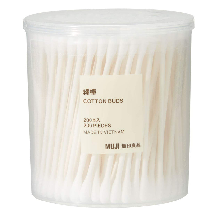 MoMa Muji Cotton Buds 200pcs inside White Color