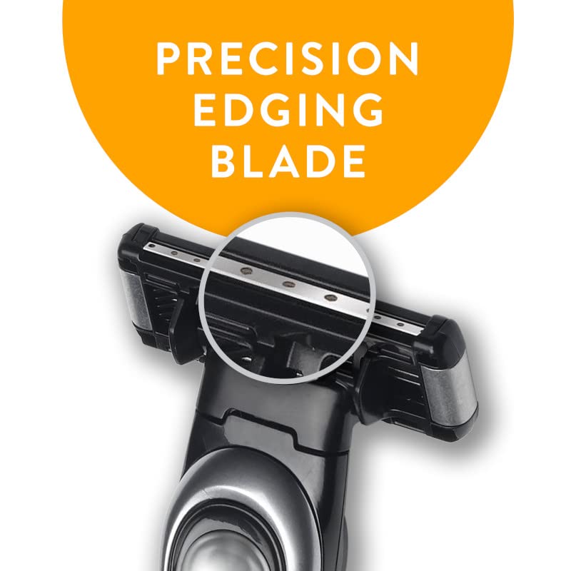 US 5-Blade Unisex Shaving Razor For Men and Women, Lubricating Strip For a Smooth, Close Shave, 4 Cartridges