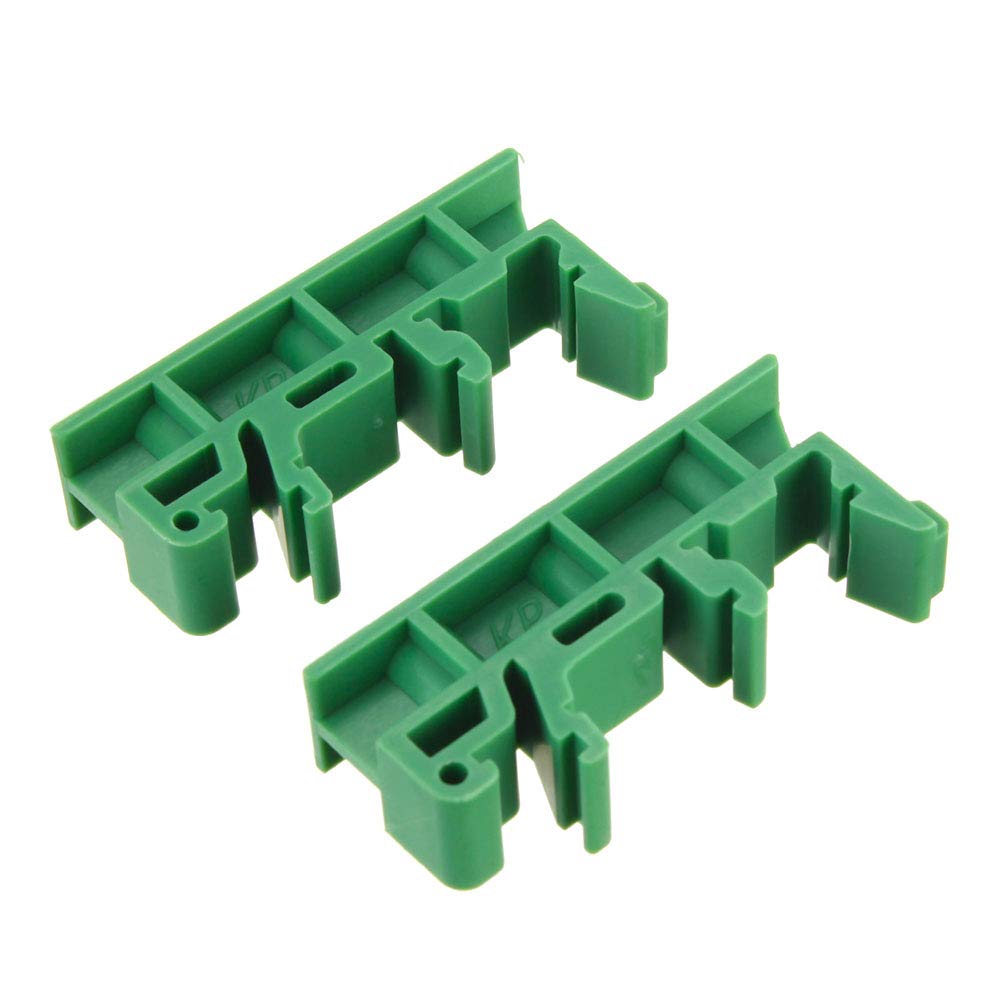 Set of 5 PCB Din C45 Rail Adapter Circuit Board Mounting Bracket Holder Carrier 35mm
