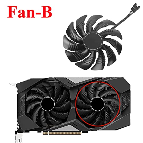 88mm T129215SU PLD09210S12HH Graphics Card Cooling Fans for Gigabyte RTX 1650 1660 1660Ti 2060 2070 Super WINDFORCE OC 6G GPU Cooler (Fan AB)