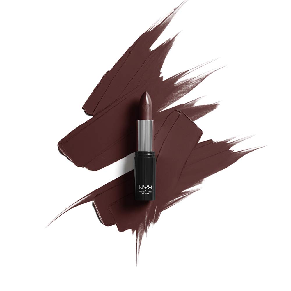 PROFESSIONAL MAKEUP Shout Loud Satin Lipstick, Infused With Shea Butter - So Dramatic (Plum Brown)