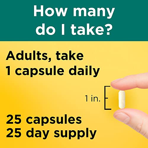 Ultra Strength 12 Strain Digestive Probiotics, Probiotics for Women and Men, 25 Probiotic Capsules, 25 Day Supply