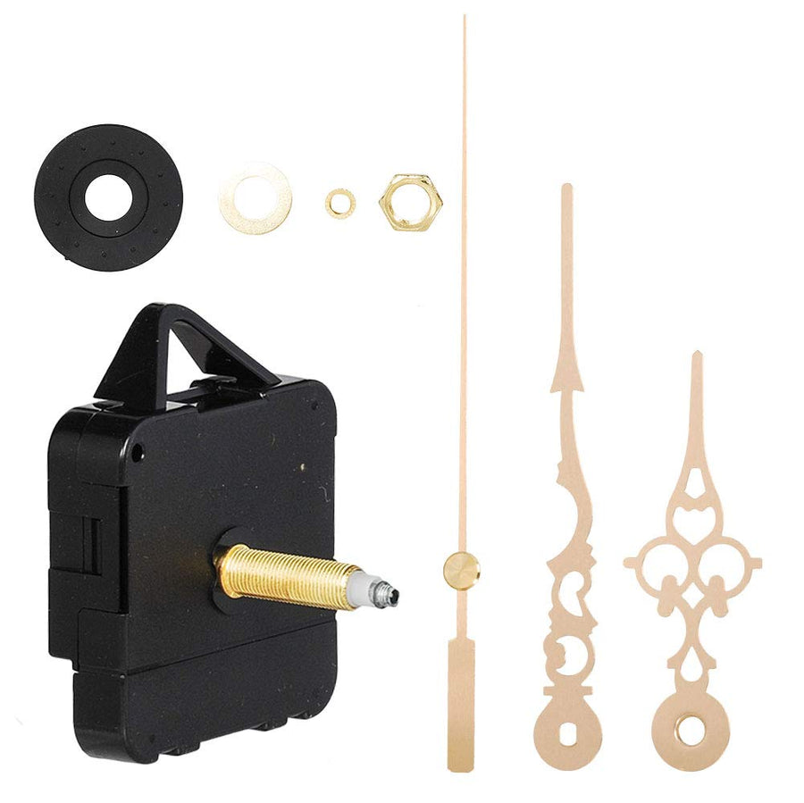 High Torque Clock Replacement Movement,Clock Movement Metal Clock Needle Kit,31MM Long DIY Repair Quartz Wall Clock Movement,8 PCS