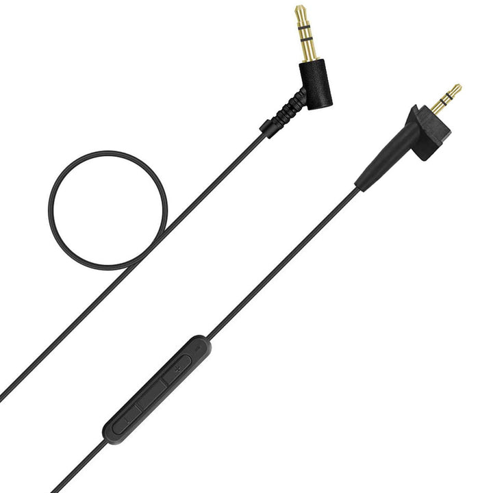 AE2 Replacement Audio Cable Cord for Bose Around Ear 2 AE2 Headphones with Inline Mic Volume Control 1.4 Meters 3.5mm to 2.5mm Cable for iOS Android System (Built-in Microphone)
