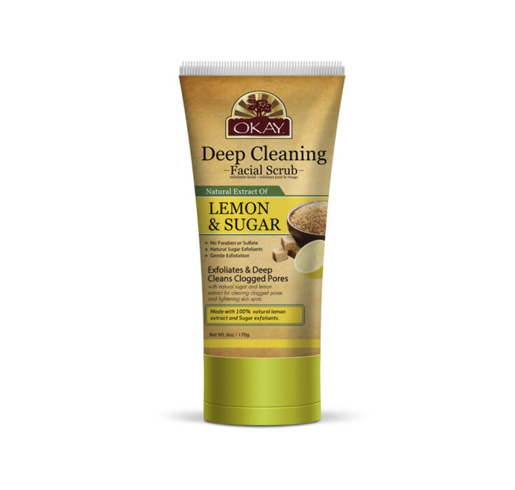 Pure Naturals Lemon & Sugar Facial Scrub 170gr, 6 Ounce