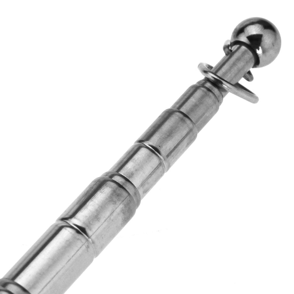 Portable Extendable Handheld Windsock Telescopic Flag Pole Ferula Pointer 2M