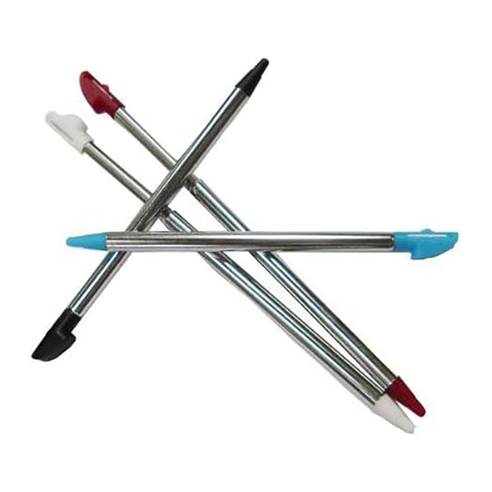 Adjustable Metal Game Touch Stylus Pen for Nintendo 3DSLL/XL Console Pack of 4