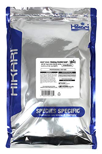 2.2-Pound Sinking Cichlid Gold Pellets for Pets, Medium