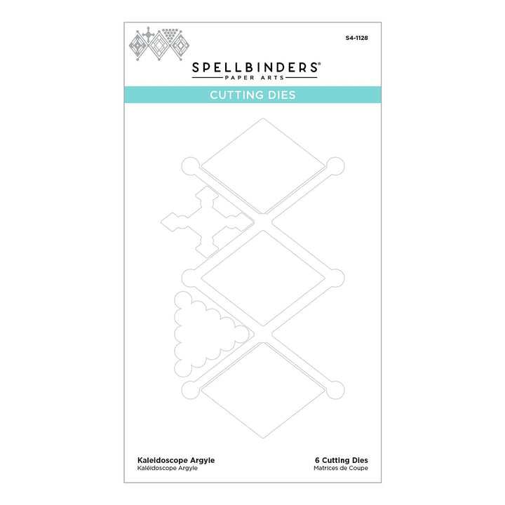 Kaleidoscope Argyle Slimline Collection Metal Etched Dies