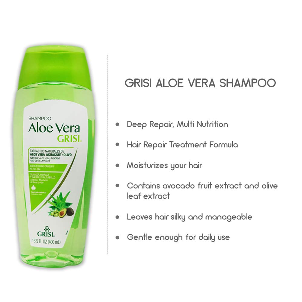 Aloe Vera Shampoo By .. Multi Nutrition, Deep Repair 13.5 Oz... Amtc