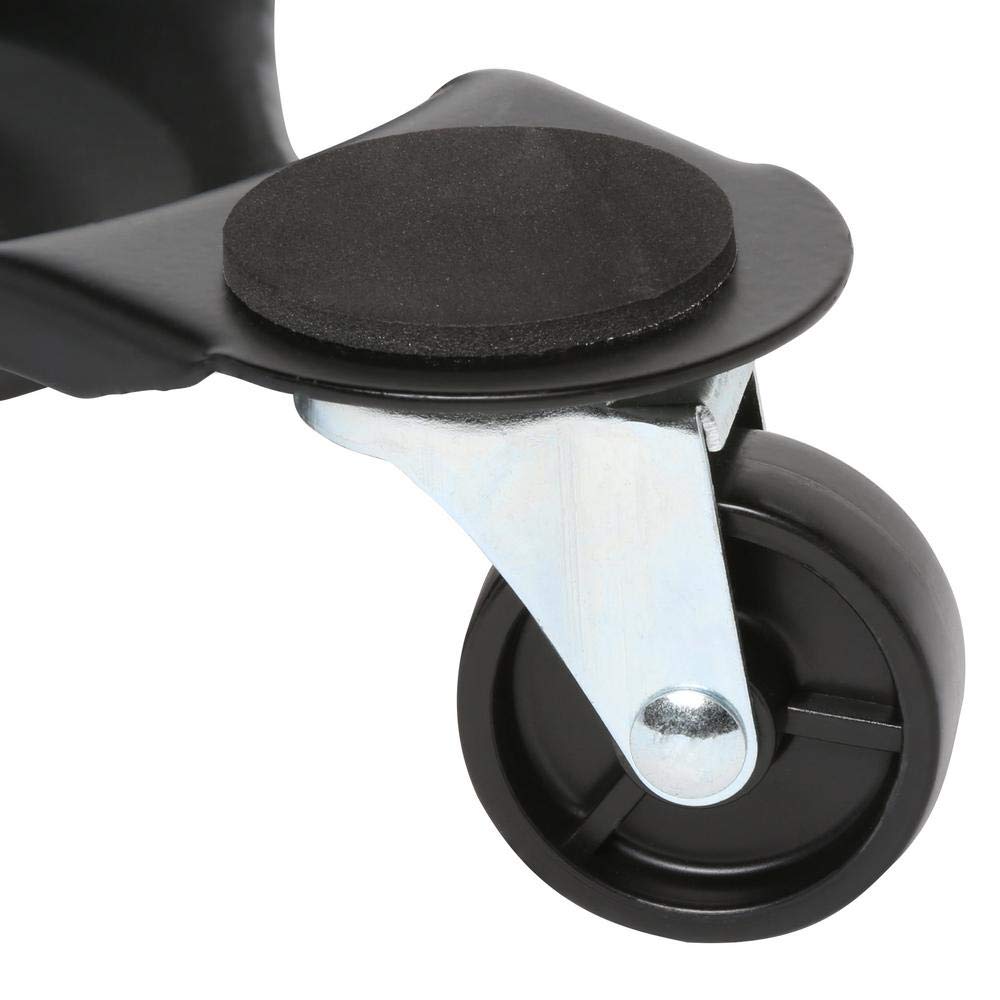 Move-It 9442 12-Inch Steel Tri-Dolly, 300-lb Load Capacity, 12 Inch, Black