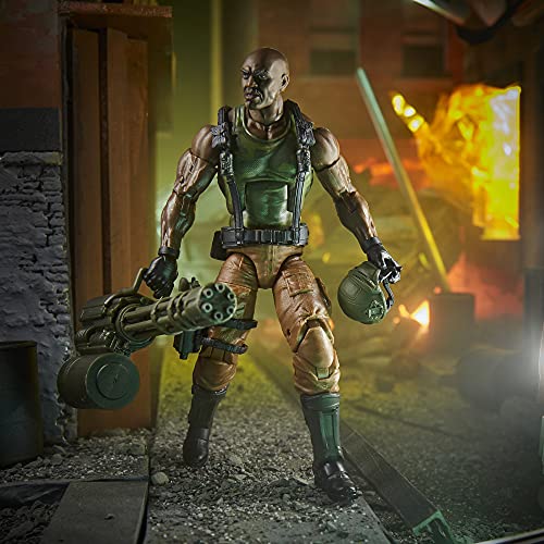 Classified Series Heavy Artilery Roadblock Action Figure 28 Collectible Premium Toy 6-Inch-Scale with Custom Package Art (Amazon Exclusive)