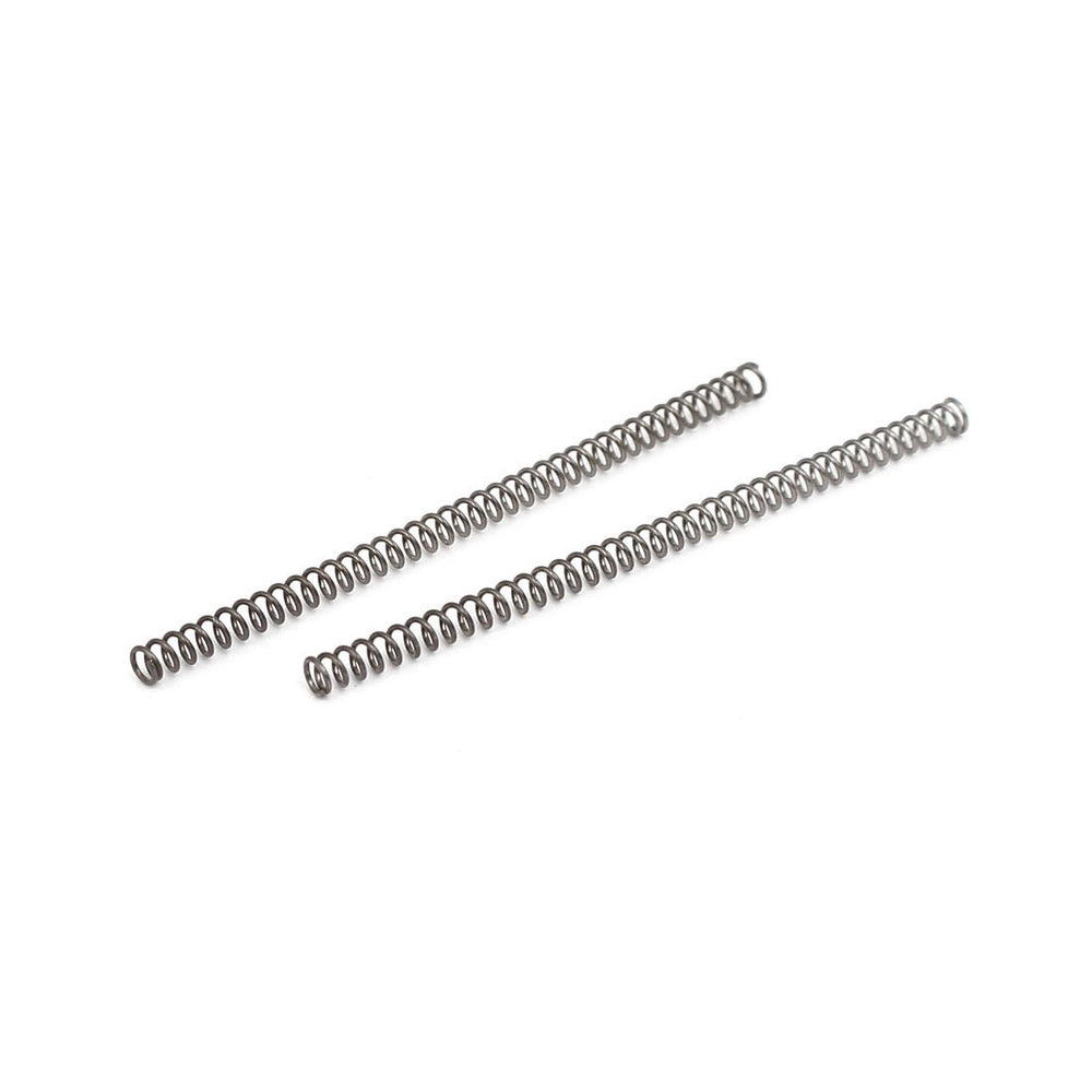 Compression Spring,304 Stainless Steel,2mm OD,0.3mm Wire Size,40mm Free Length,Silver Tone,10Pcs