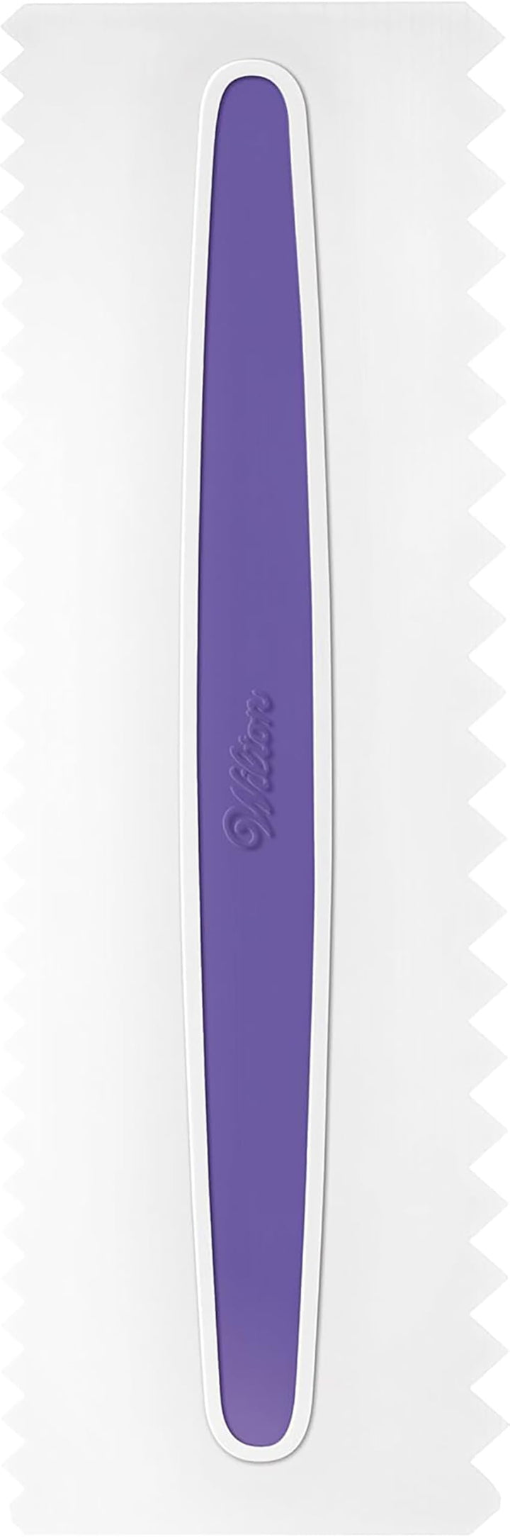 Comb Icing Smoother Set-3 Piece, White/Purple