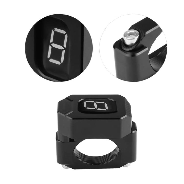 Motorcycle Gear Indicator Holder fit 22mm-28.6mm, Universal Speed Gear Display Indicator Holder Bracket