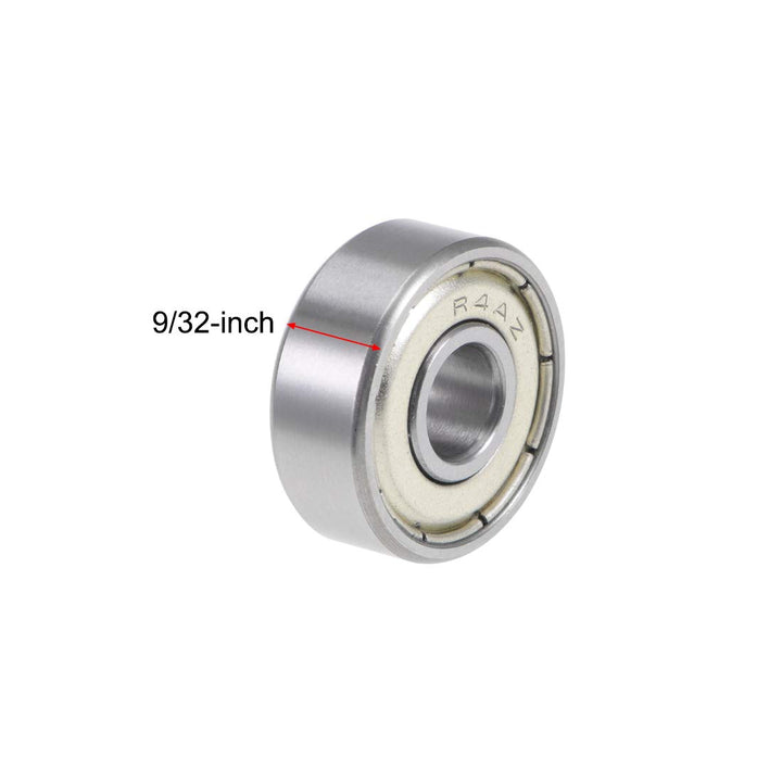 R4AZZ Deep Groove Ball Bearings 1/4 x 3/4 x 9/32 Double Shielded Chrome Steel P6(ABEC3) 5pcs