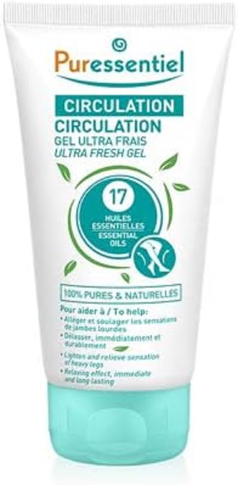 Puressentiel Circulation Ultra-Fresh Gel with 17 essential Oils, 125 ml