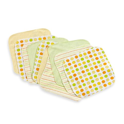 10 pack Soft Terry Washcloth, Yellow
