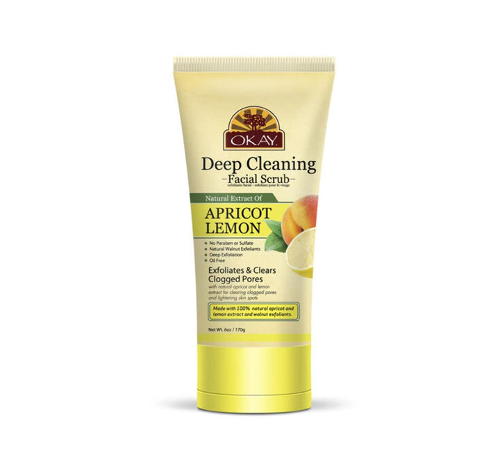 Apricot and Lemon Facial Scrub, 6 Ounce