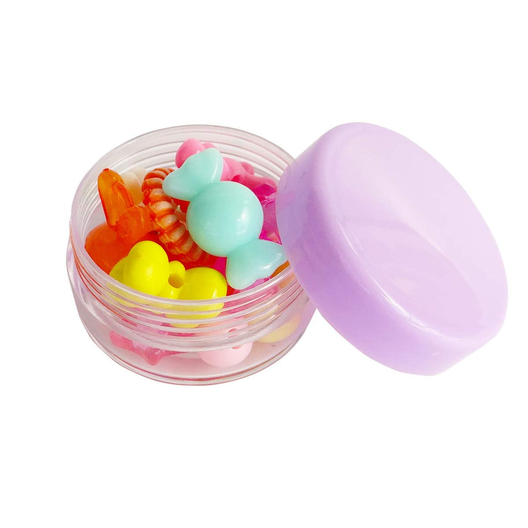 Multi-Colored: Greatforu 30Pcs 10Ml Small Sample Jars, 10G Multi-Color Empty Refillable Cosmetic Container, Plastic Round Pot Screw Cap, Tiny 10G Bottles for Makeup Eye-Shadow NAI