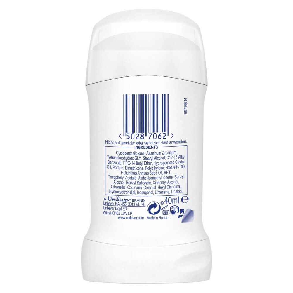 Unisex Invisible Dry Stick Anti-Perspirant Deodorant Roll On 40Ml (black), Pack Of 1