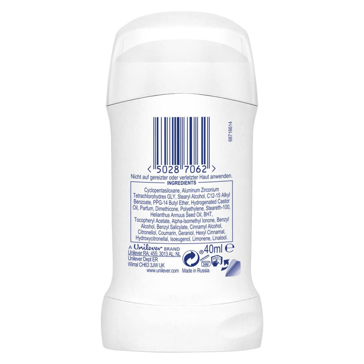 Unisex Invisible Dry Stick Anti-Perspirant Deodorant Roll On 40Ml (black), Pack Of 1