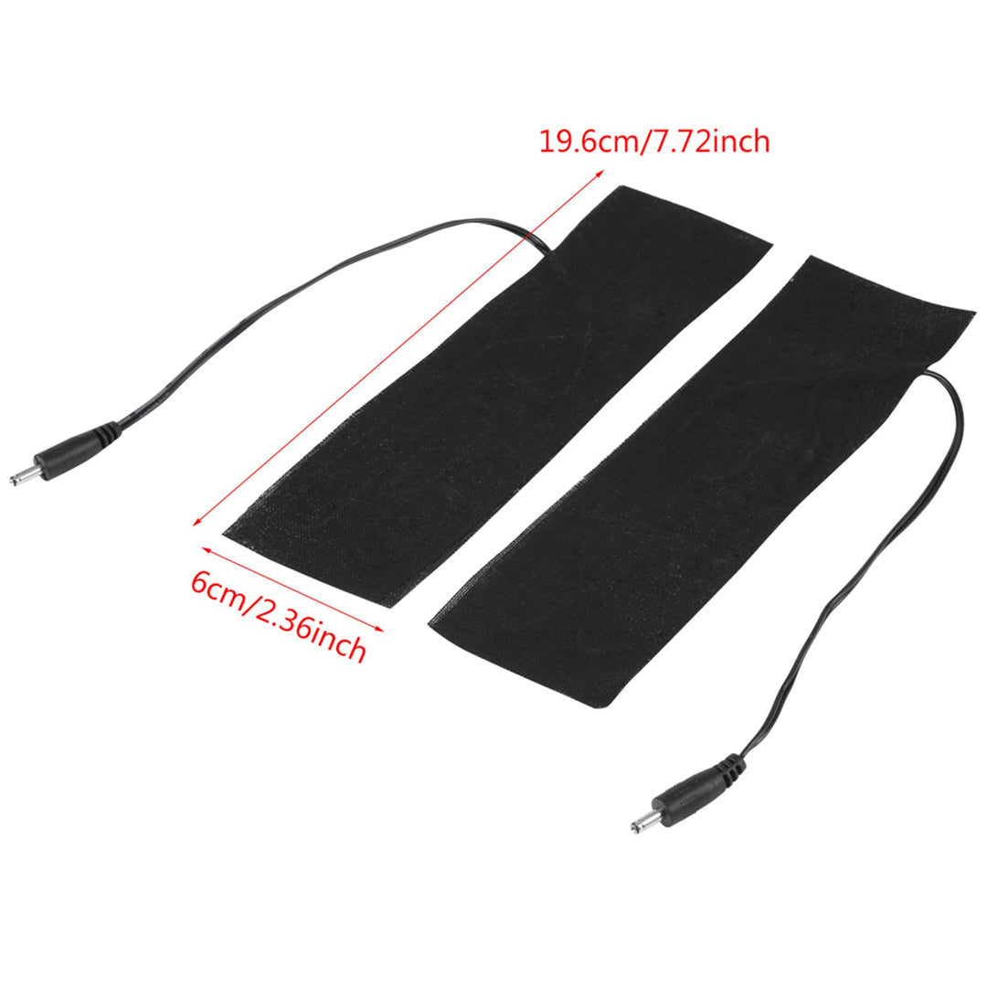 1 Pair 5V USB Heating Pads Carbon Fiber Thermal Insoles 35-50 Degree Electric Heating Element Heating Film for Foot Warmers Suitable for Men and Women