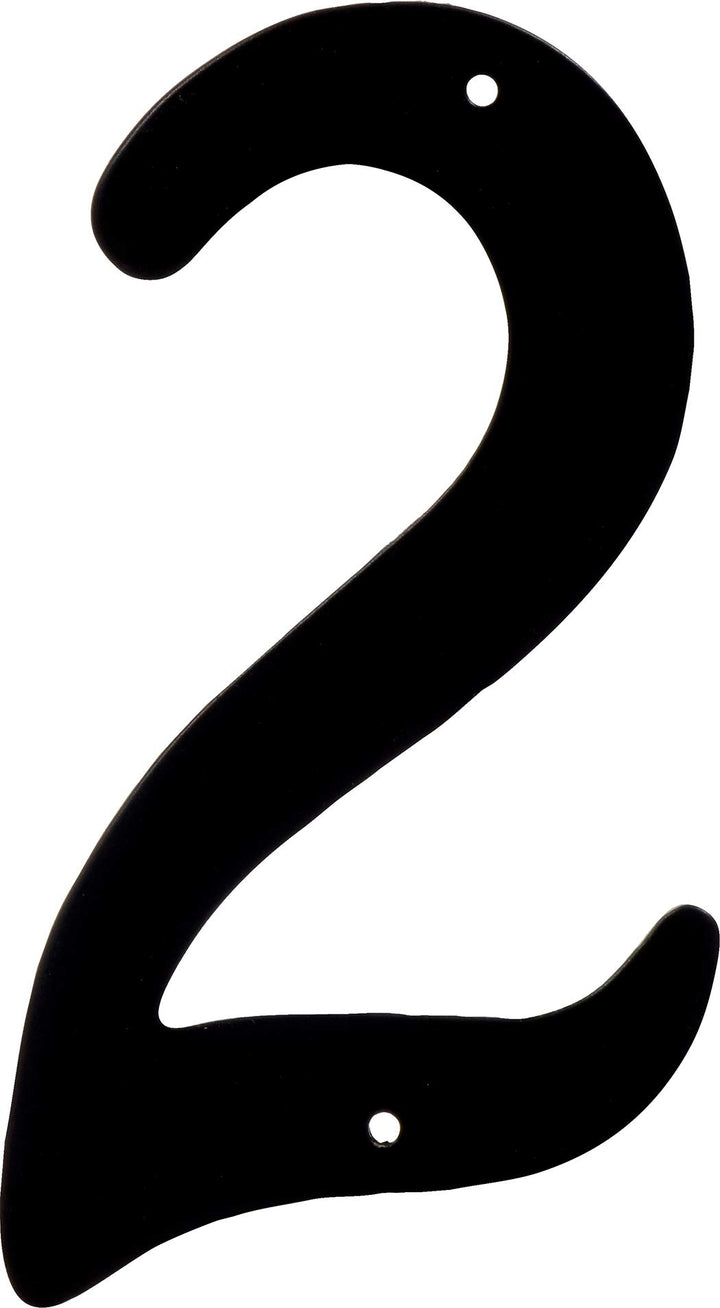 The Group 841620 4-Inch Black Die Cast Aluminum Number 2