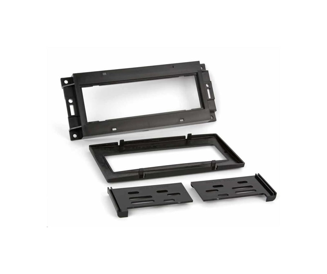 CR1288B Compatible with 2007-17 Chrysler/Dodge/Jeep ISO DIN Dash Kit Black