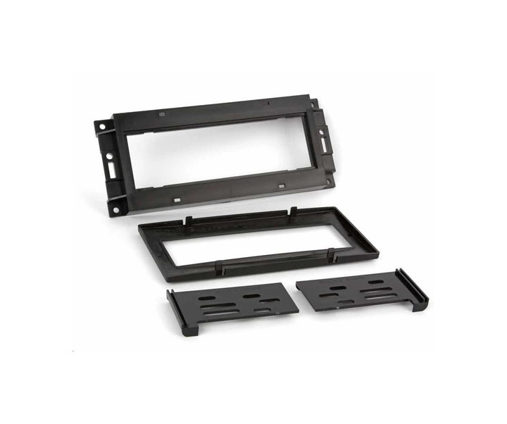 CR1288B Compatible with 2007-17 Chrysler/Dodge/Jeep ISO DIN Dash Kit Black